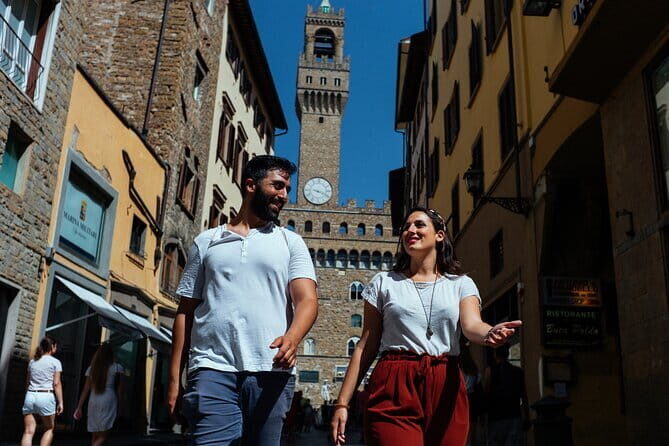 Best of Florence Full-Day Combo Tour including Uffizi & Accademia Galleries - Piazza del Duomo area: Santa Maria del Fiore and Giotto’s bell tower from the street