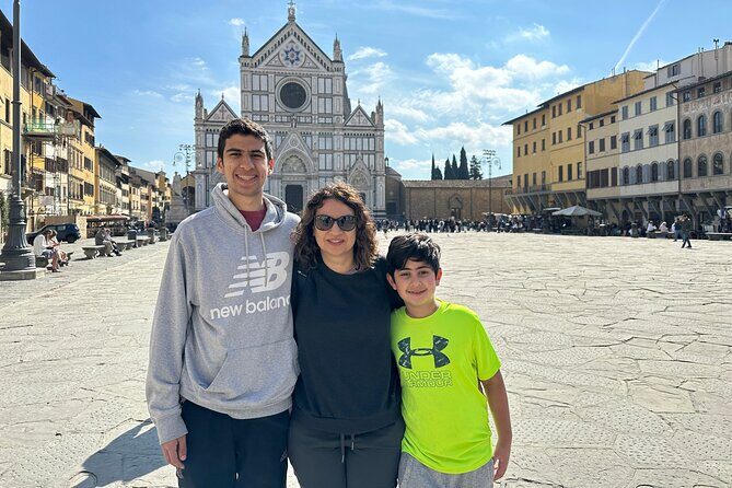Best of Michelangelo in Florence Tour for Kids with Academy Gallery Fast Access - The street route: Piazza Santa Croce to Piazza della Signoria to the Duomo area