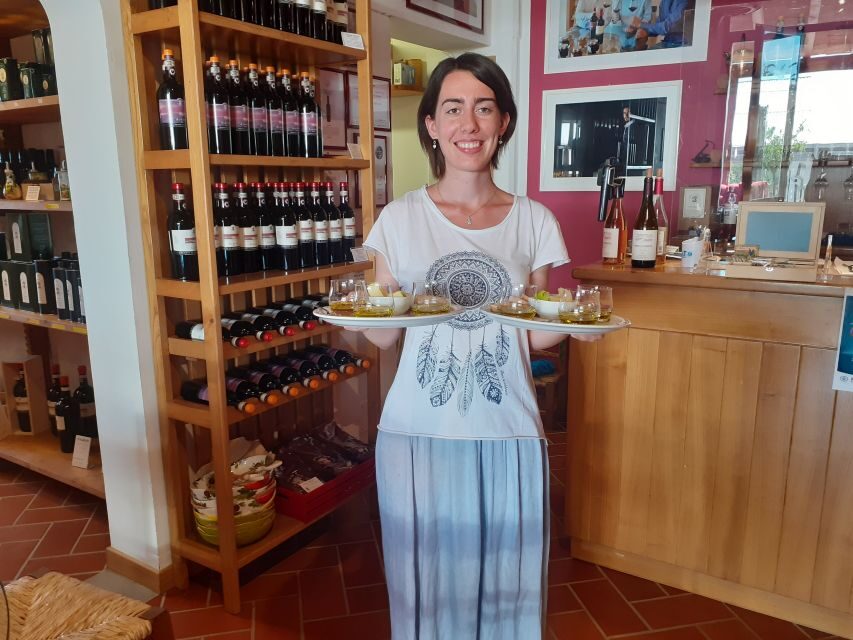 Chianti: 4 Wines +1 Oil Guided Tasting & Tour - The tasting room setup: where your 65 minutes actually feel unhurried