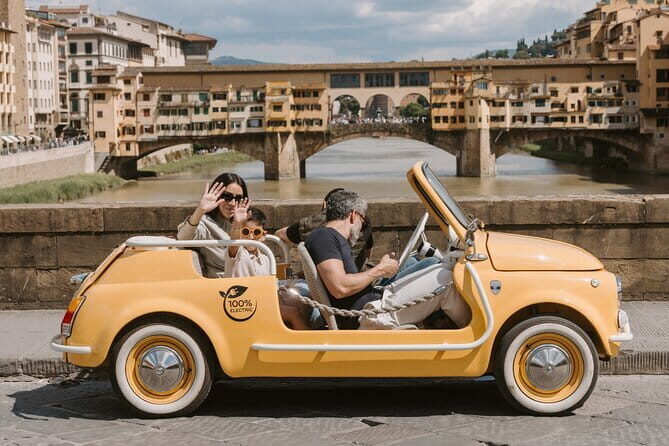 Discover Florence city center on e-cabriot fiat 500 - Why an Electric Fiat 500 Fits Florence So Well