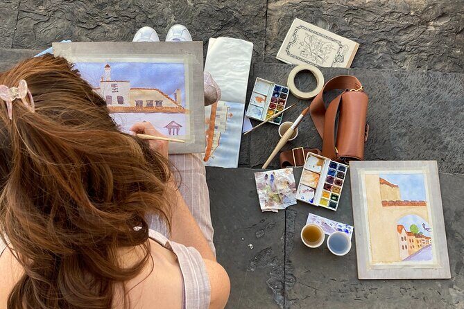 Drawing and Watercolor Workshop in the Heart of Florence - When rain hits: your Duomo view doesn’t disappear