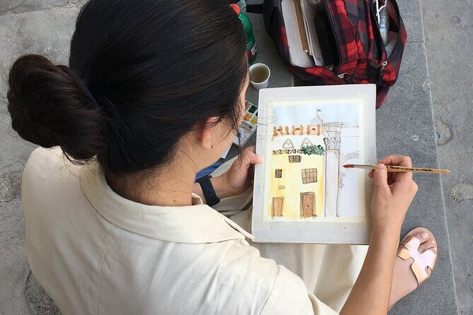 Drawing and Watercolor Workshop in the Heart of Florence - Small group size means more hands-on help