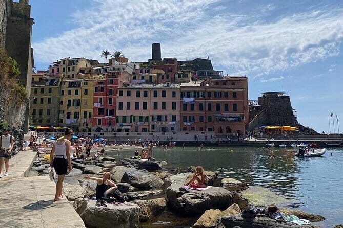 Exclusive Cinque Terre by Ferry with stop in Pisa from Florence - Manarola: Terraces, Tight Alleys, and a Harbor Full of Color