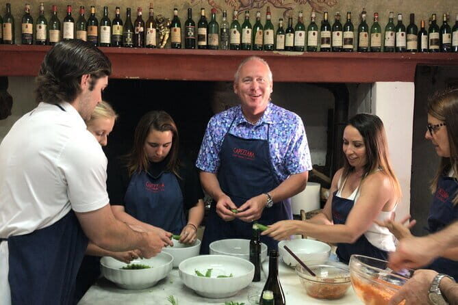 Exclusive Tuscan Cooking Class & Wine Tasting - What you actually cook: appetizers, pasta, and dessert