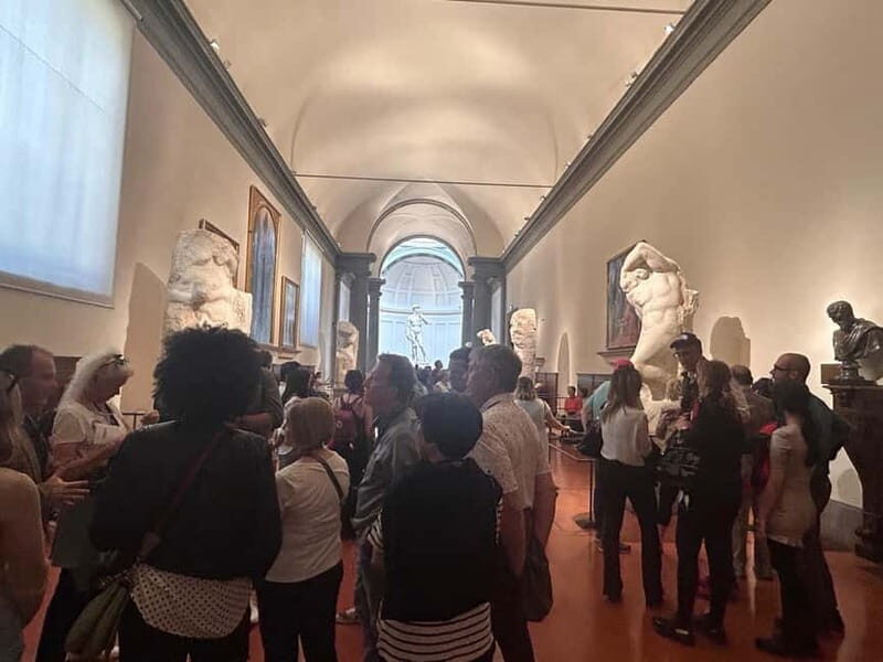 Florence: Accademia and David Entrance Ticket with a Host - Hall of Models (Gipsoteca): Bartolini and Pampaloni’s Original Plaster