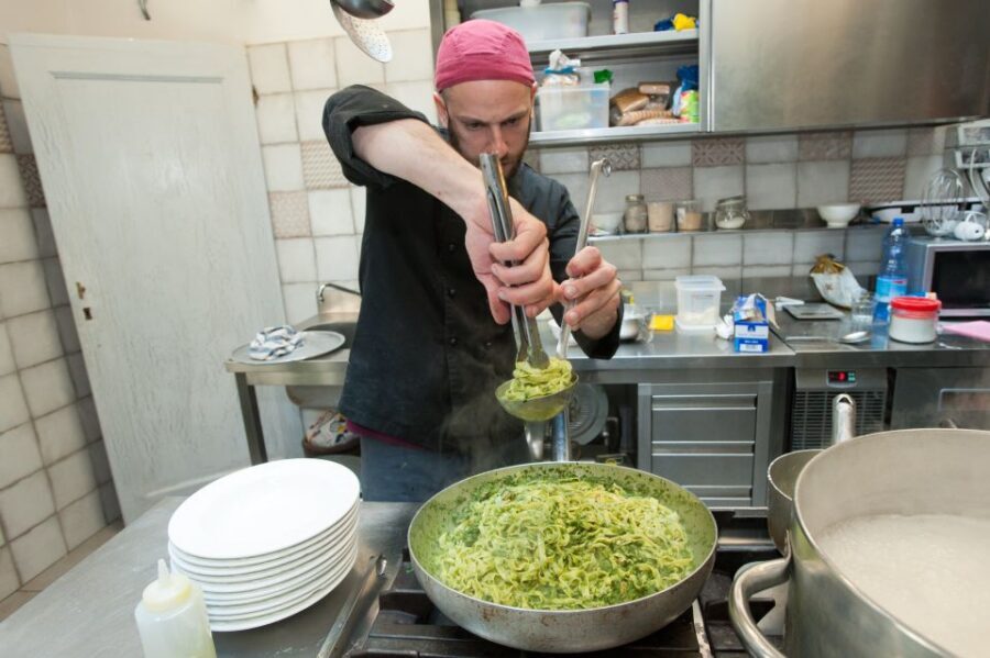 Florence: Authentic Pasta Making Class - The meal part: family-style lunch and unlimited Tuscan wine
