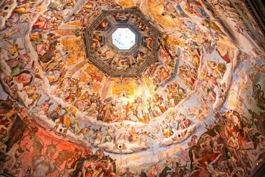 Florence: Brunelleschi's Dome Guided Tour - Under the Last Judgment frescoes: the cathedral becomes a story