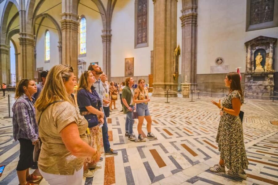 Florence: Cathedral, Dome and Terraces Guided Tour - The restoration and sculpture room: the Duomo as a living project