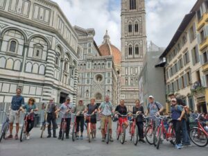 Florence: City Highlights Bike Tour - The Bikes and What Comes With Them (Including Helmet and Storage)