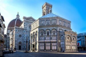 Florence: Duomo Area Tour with Giotto's Tower Climb Ticket - Baptistery of San Giovanni: Marble Beauty and Mosaic Timing