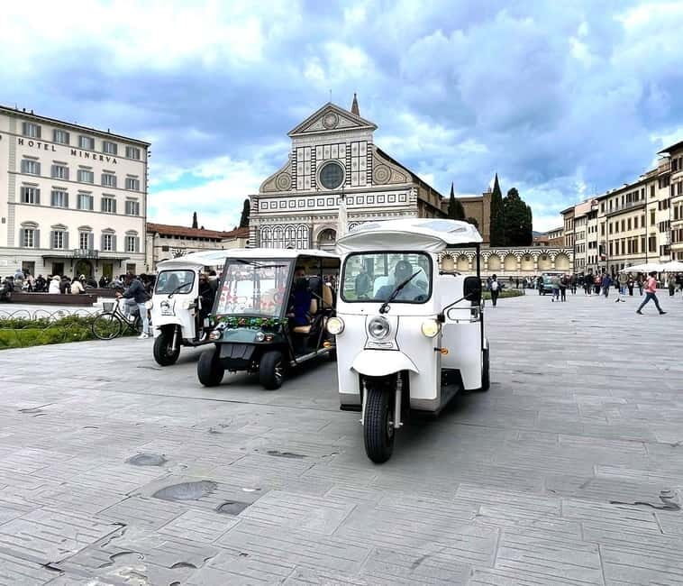 Florence: Eco Golf Car & e Tuk Tuk City Tour - Rolling past Florence’s icons without burning time (or energy)