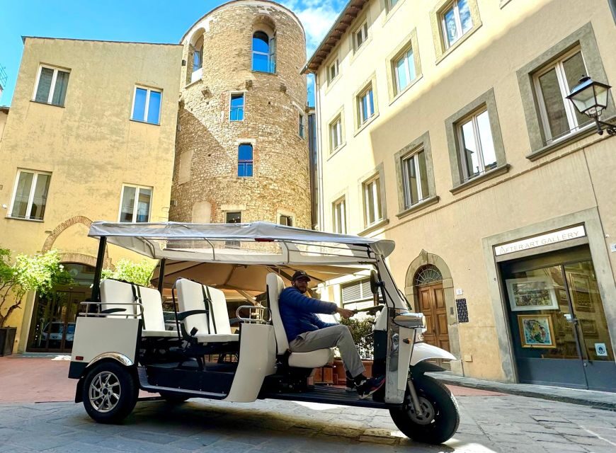 Florence: Eco Golf Car & e Tuk Tuk City Tour - Practical tips to get the most from your electric cart tour