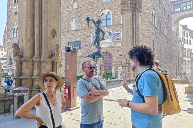 Florence - Express Uffizi Gallery and Leonardo da Vinci Museum - Piazza della Signoria meetup: Neptune first, then Florence makes sense