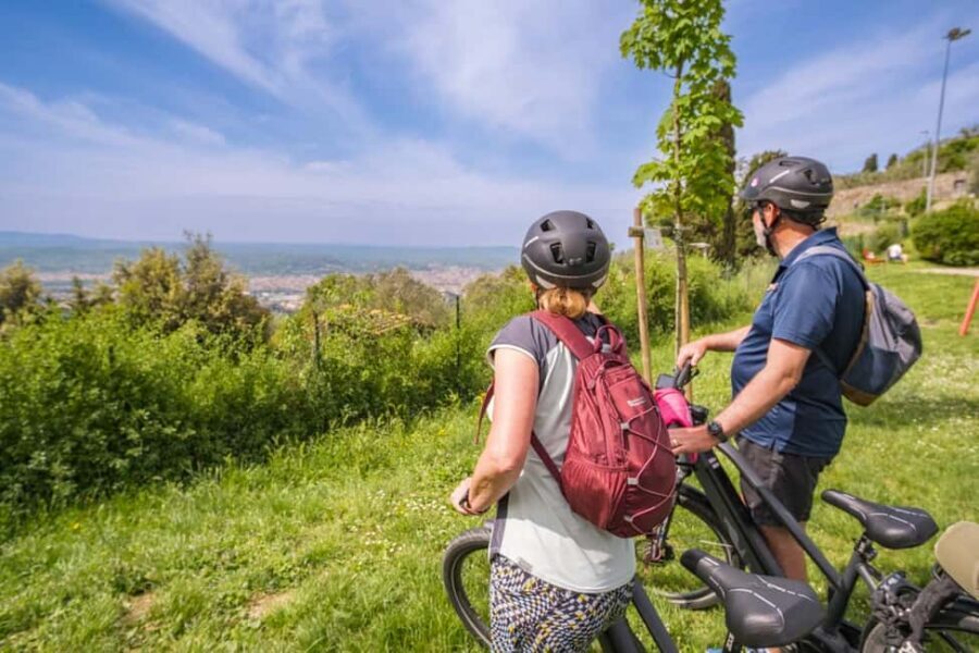 Florence: Fiesole E-Bike Tour with Olive Oil Tasting - Fiesole From Above: The Hilltop Town and Roman Theater