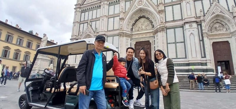 Florence Golf Cart Tour City Center & Piazzale Michelangelo - The Big View Moment: Piazzale Michelangelo