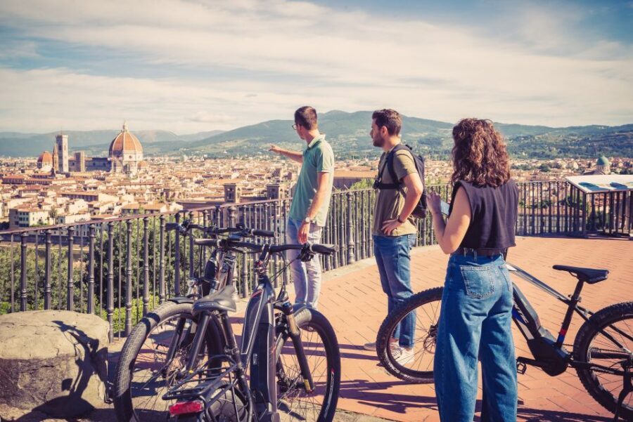 Florence: Guided Electric Bike Tour with Gelato - Starting near Uffizi: the Via de’ Neri meeting point