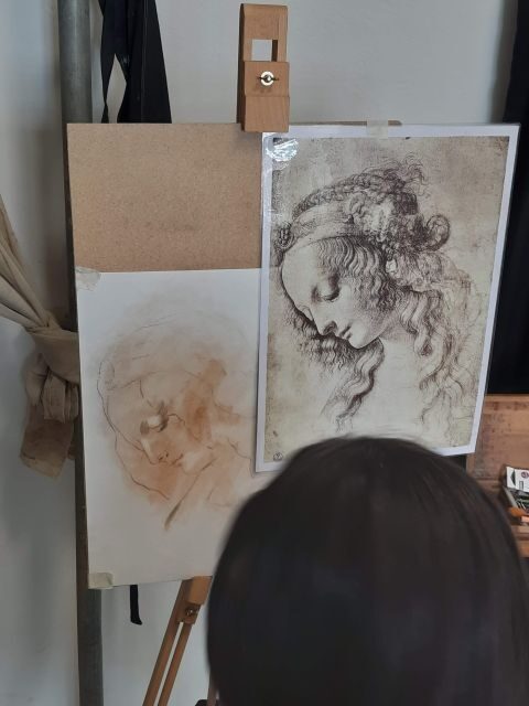 Florence: Leonardo Drawings - Materials and why sanguine, sepia, and charcoal matter