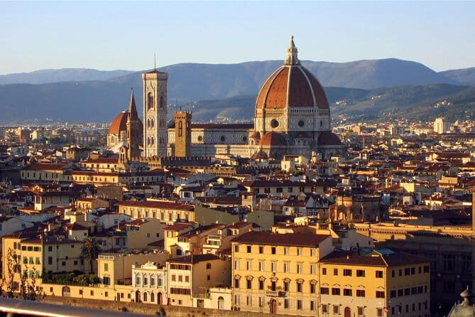 Florence, Lucca and Pisa Private Tour from Livorno - Getting to Florence: the Michelangelo viewpoint stop (no car problems)