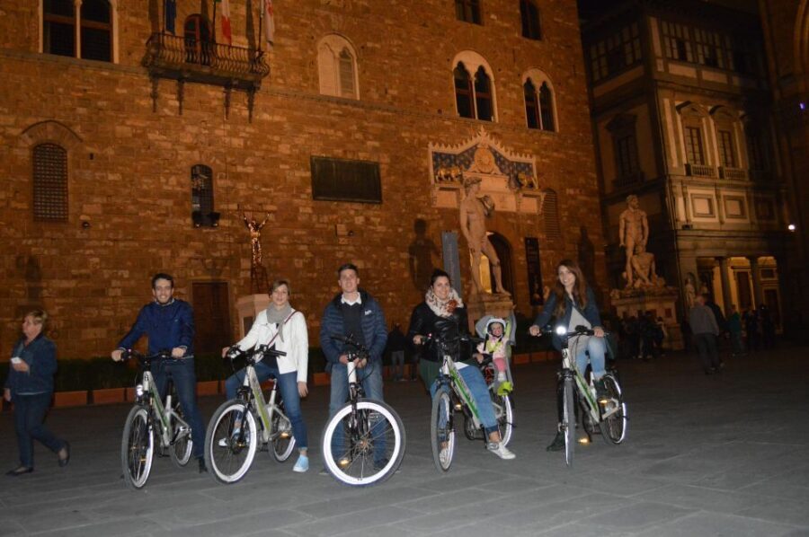 Florence: Night Tour by Electric Bike - Piazza del Duomo: Brunelleschi’s dome at night