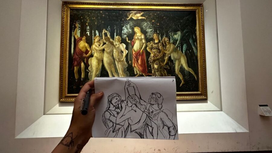 Florence : Painting and Wine - Choosing your painting spot: from Michelangelo Hill to Boboli Gardens