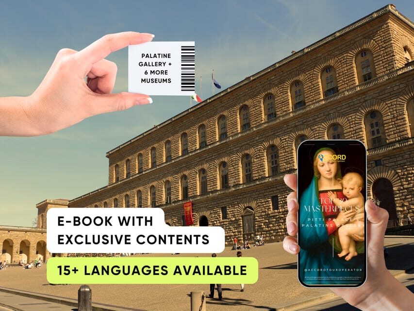 Florence: Pitti Palace 7 Museums Entrance Ticket & eBook - Gallery of Modern Art upstairs: Italian art from the late 1700s to WWI