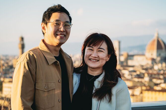 Florence: Private Photoshoot at Piazzale Michelangelo - Piazzale Michelangelo: the Florence postcard spot for romantic photos