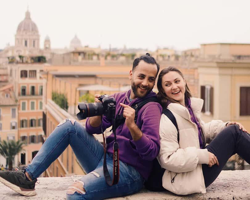 Florence: Private Photoshoot at Piazzale Michelangelo - Getting your Florence angles: Duomo and Ponte Vecchio framing