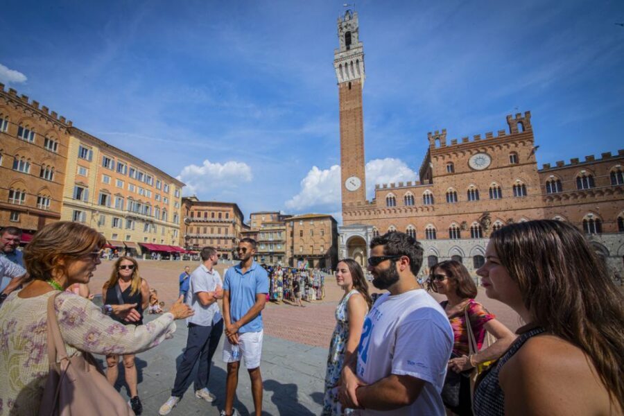 Florence: Siena, San Gimignano and Pisa Group Tour - Siena Walk: Basilica of San Domenico to Piazza del Campo