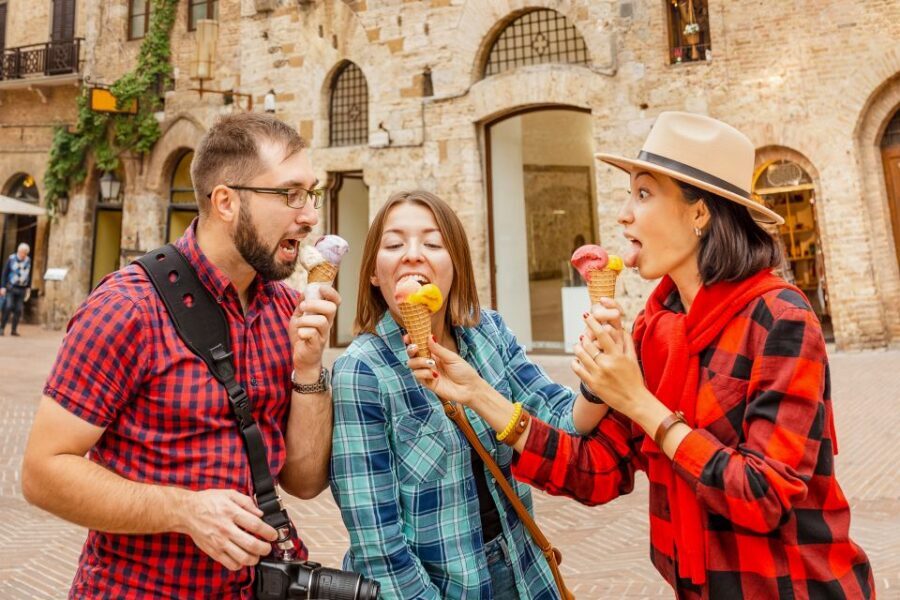 Florence: Siena San Gimignano Private Day Tour by Deluxe Car - A gelato production stop: a smart reset in the middle of the day