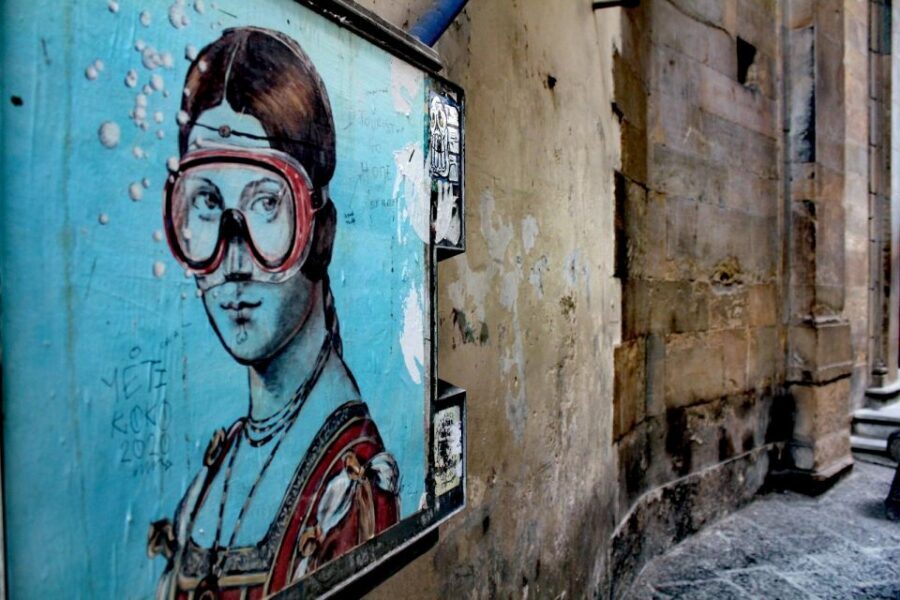 Florence: Street Art Tour - Piazza Pitti: contemporary art in the shadow of power