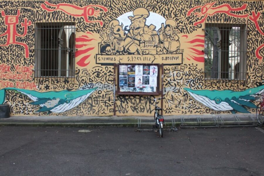 Florence: Street Art Tour - CLET Studio: the workshop stop where art becomes real-world culture