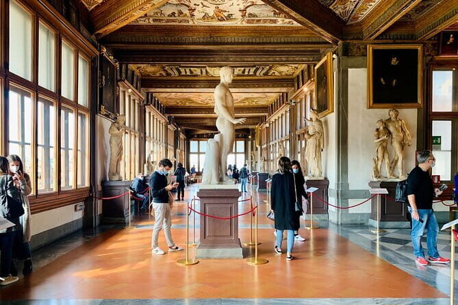 Florence Timed Entry Ticket: Uffizi & Accademia Galleries - Stop 2: Uffizi (Renaissance Hits in Narrow Corridors)