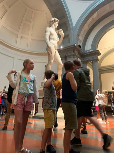 Florence: Tour for Kids w/ Michelangelo Statue of David - Piazza della Signoria, Palazzo Vecchio, and the Power of Stone