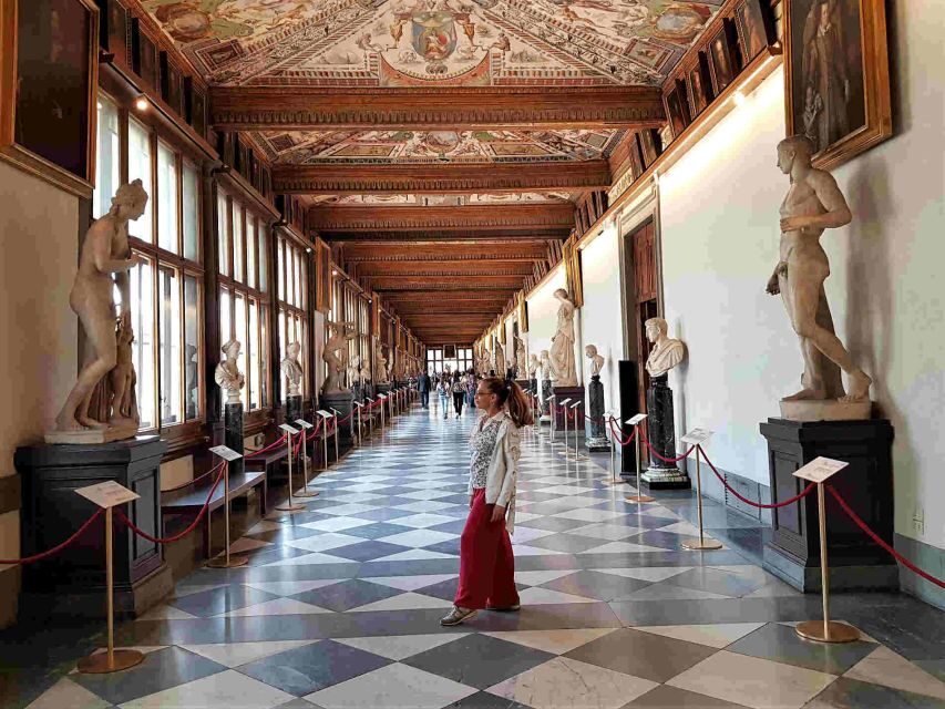 Florence: Uffizi Gallery and Accademia Guided Tour - Finding the group under Giotto for the 11:30 Uffizi start