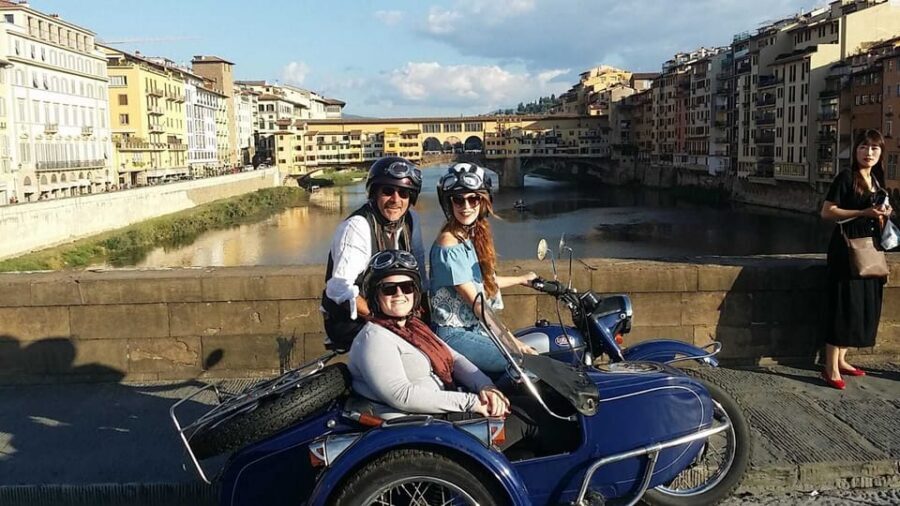 Florence Vintage Motorcycle Sidecar ride - Morning or Sunset - Why a vintage sidecar is the most practical way to see Florence
