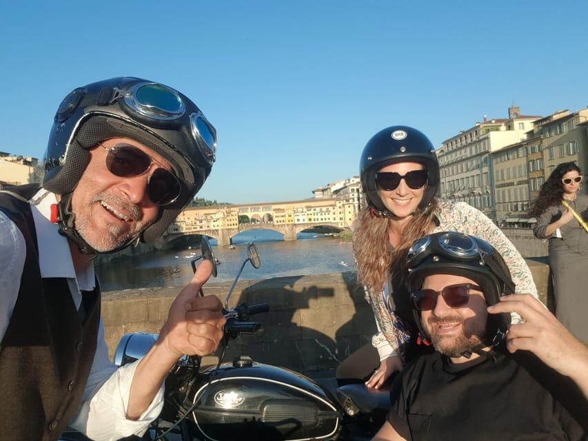 Florence Vintage Motorcycle Sidecar ride - Morning or Sunset - San Miniato al Monte: hillside drama without the hiking
