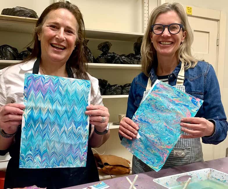 Florentine Paper Marbling Artisan Experience - Family-friendly creativity for kids and adults
