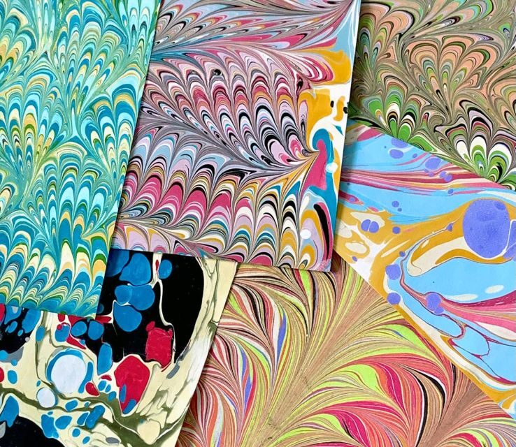 Florentine Paper Marbling Artisan Experience - Your turn at the marbling table: making papers you can actually use