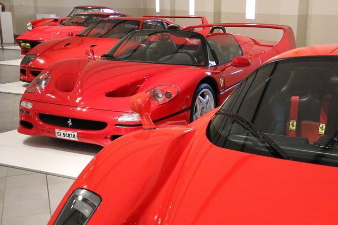 From Florence: Private Ferrari Museums Tour: Italy's motoring art excellence - Optional upgrades: test drive or F1 simulation