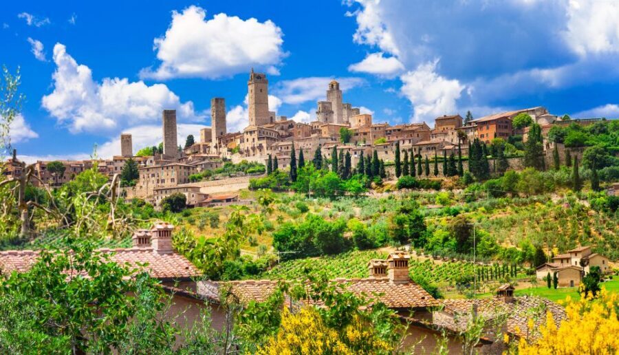 From Florence: Semi Private Deep Wine Chianti San Gimignano - San Gimignano towers: time to wander with context