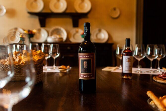 From Florence to Chianti Rufina: Wine Tasting Experience - The lineup: crisp white, Chianti Rufina Reserve, two Super Tuscans, and Vin Santo