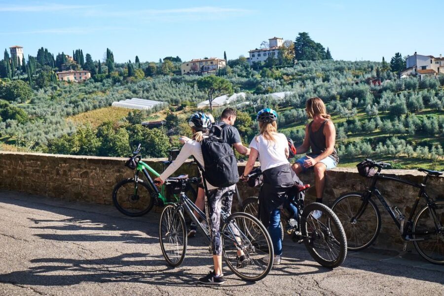 From Florence: Tuscan Hills Biking with Farm Tour and Lunch - Lunch in the Country: Wine and Olive Oil Tastings With Your Meal