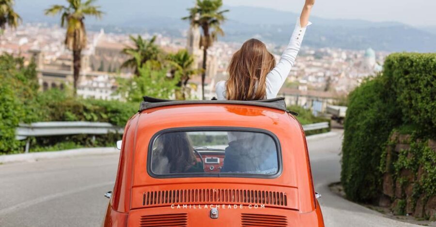From Florence: Vintage Fiat 500 Chianti & Tuscany Wine Tour - From central Florence to Chianti Classico by vintage Fiat 500