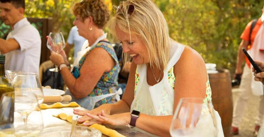 From Livorno: Authentic italian Pasta Cooking Class - Tuscan lunch paired with eight wines and olive oil tasting