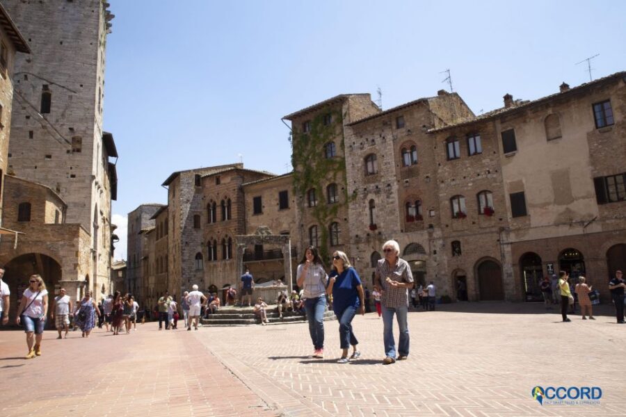 Full-Day Excursion to Siena, San Gimignano & Pisa - How the A/C Minivan and Driver Help the Whole Day