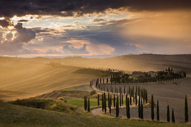 Guided tour in wonderful Tuscany - Agriturismo Baccoleno: the cypress avenue viewpoint that makes Tuscany click