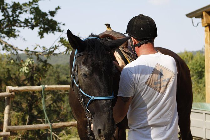 Horsemanship Experience - The relax area after: a quieter Tuscany moment