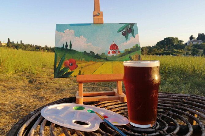 Paint And Drink Florentine Hills Art at La Birr'aia in Marignolle - La Birr’aia di Marignolle: the Florentine hills setting near Porta Romana