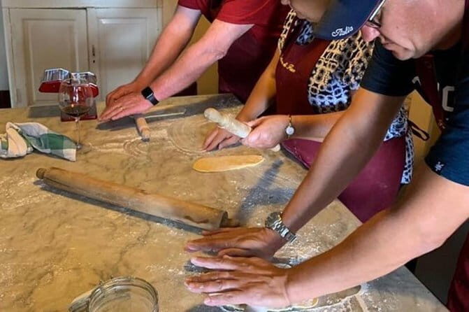 Pasta Making Class at a 12th Century Winery in the Tuscan Countryside - Wine and Olive Oil Pairing Without the Pretend Sommelier Talk