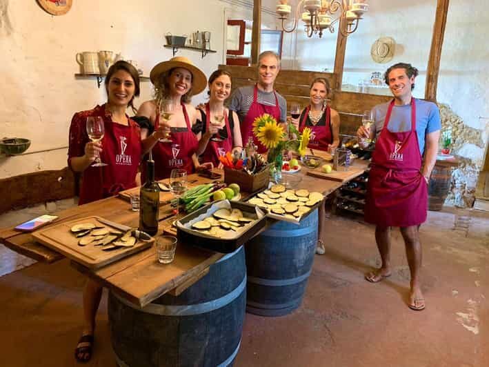 Pick Vegetables at the farm & Cook pasta - Olive oil and wine tasting that actually ties to your meal